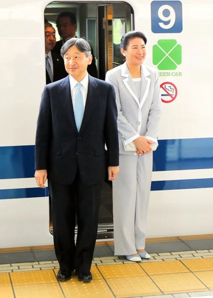 Emperor Naruhito and Empress Masako attend the 70th annual tree-planting festival held in the city of Owariasahi in Aichi