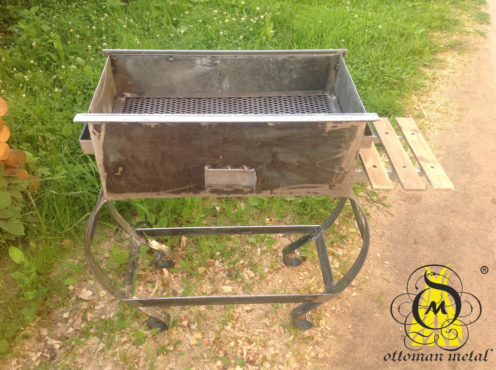 Wrought iron barbecue grillWrought iron metal Latvia