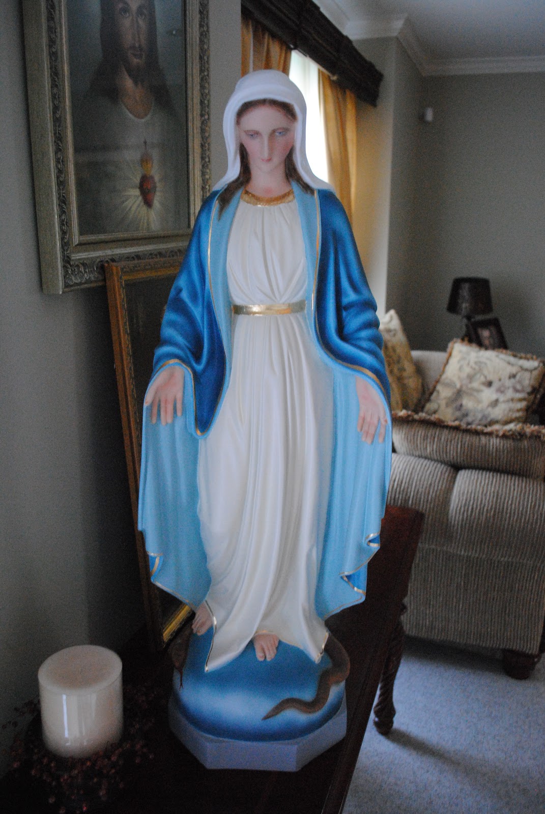 Immaculate Images: 36" Resin Our Lady of Grace - $450
