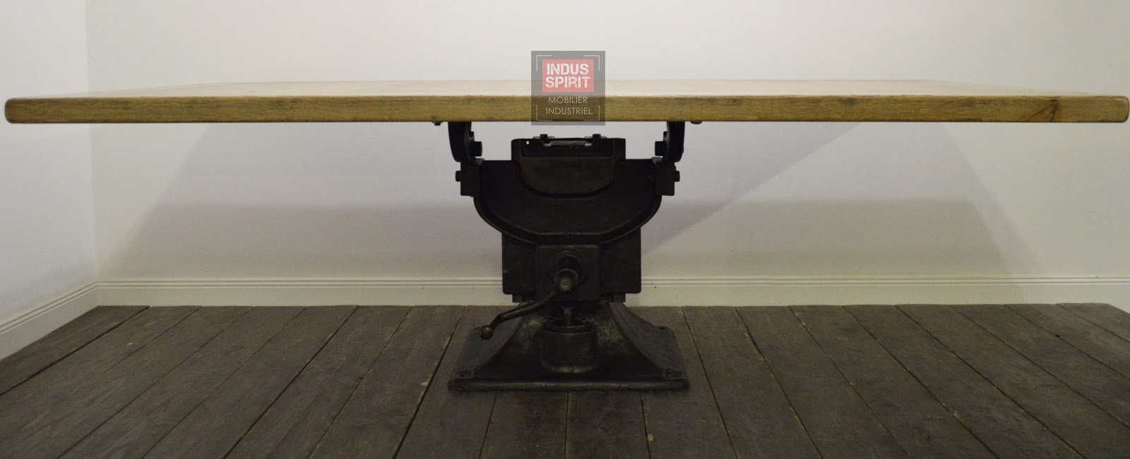 Table Industrielle Bois Et Métal