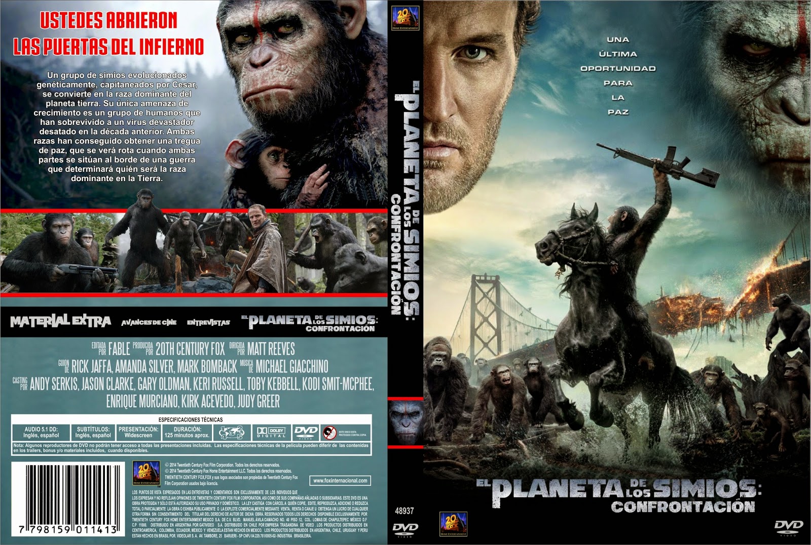 ELCINEENSUSMANOS EL DE LOS SIMIOS 2 (CIENCIA FICCION) ELCINEENSUSMANOS EL DE LOS SIMIOS 2 (CIENCIA FICCION)