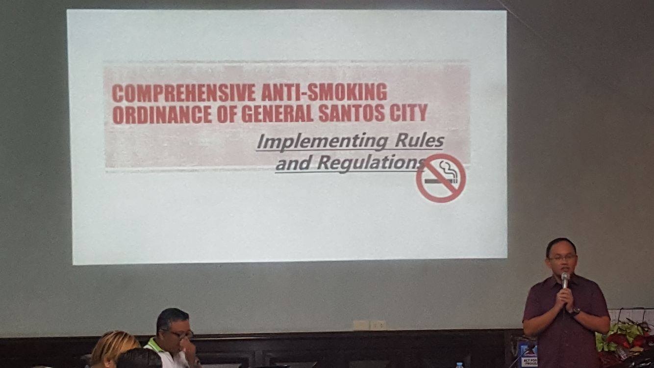 Ordinance No. 6, Series of 2015 Comprehensive AntiSmoking Ordinance