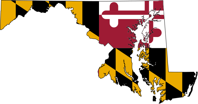 clipart map of maryland - photo #5