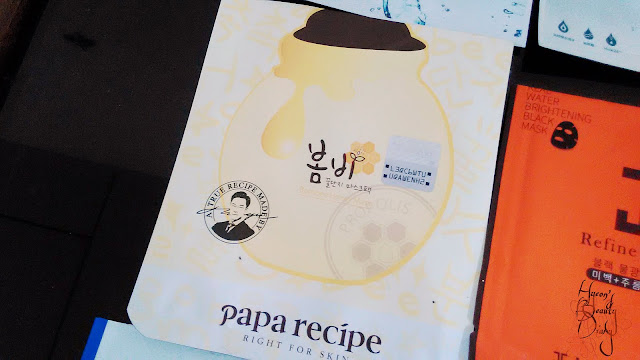 Monthly Project; The Ultimate Mask Sheet Review Part 1; Papa Recipe