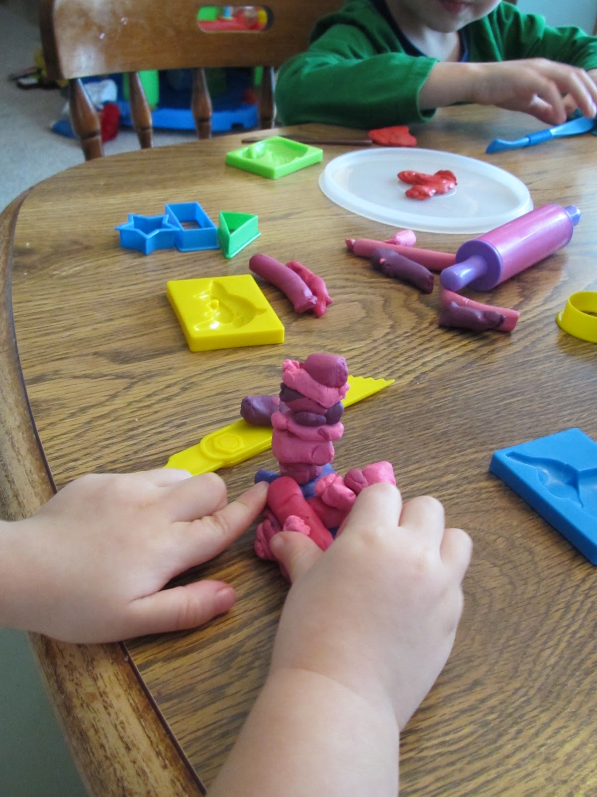 To do play with clay...