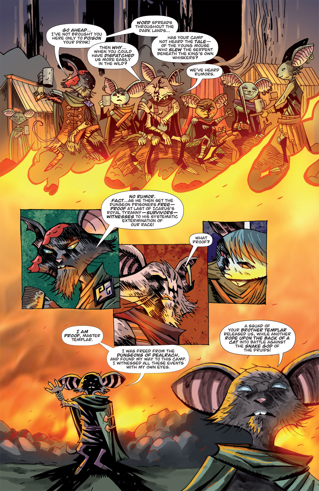 Read online The Mice Templar Volume 3: A Midwinter Night's Dream comic -  Issue #5 - 8