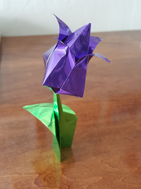 easy origami flower lily easy origami flower lily