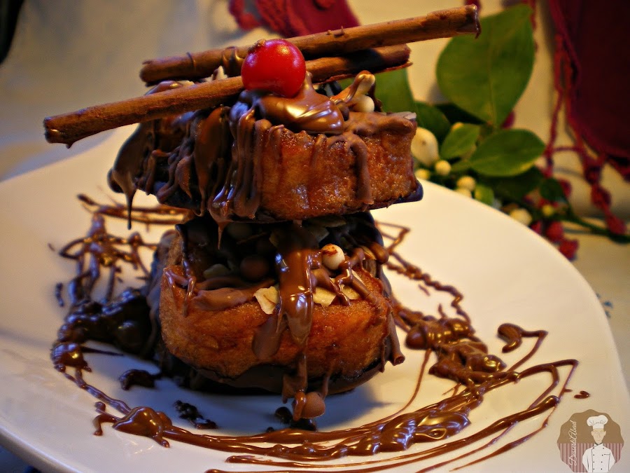 Torrijas con chocolate