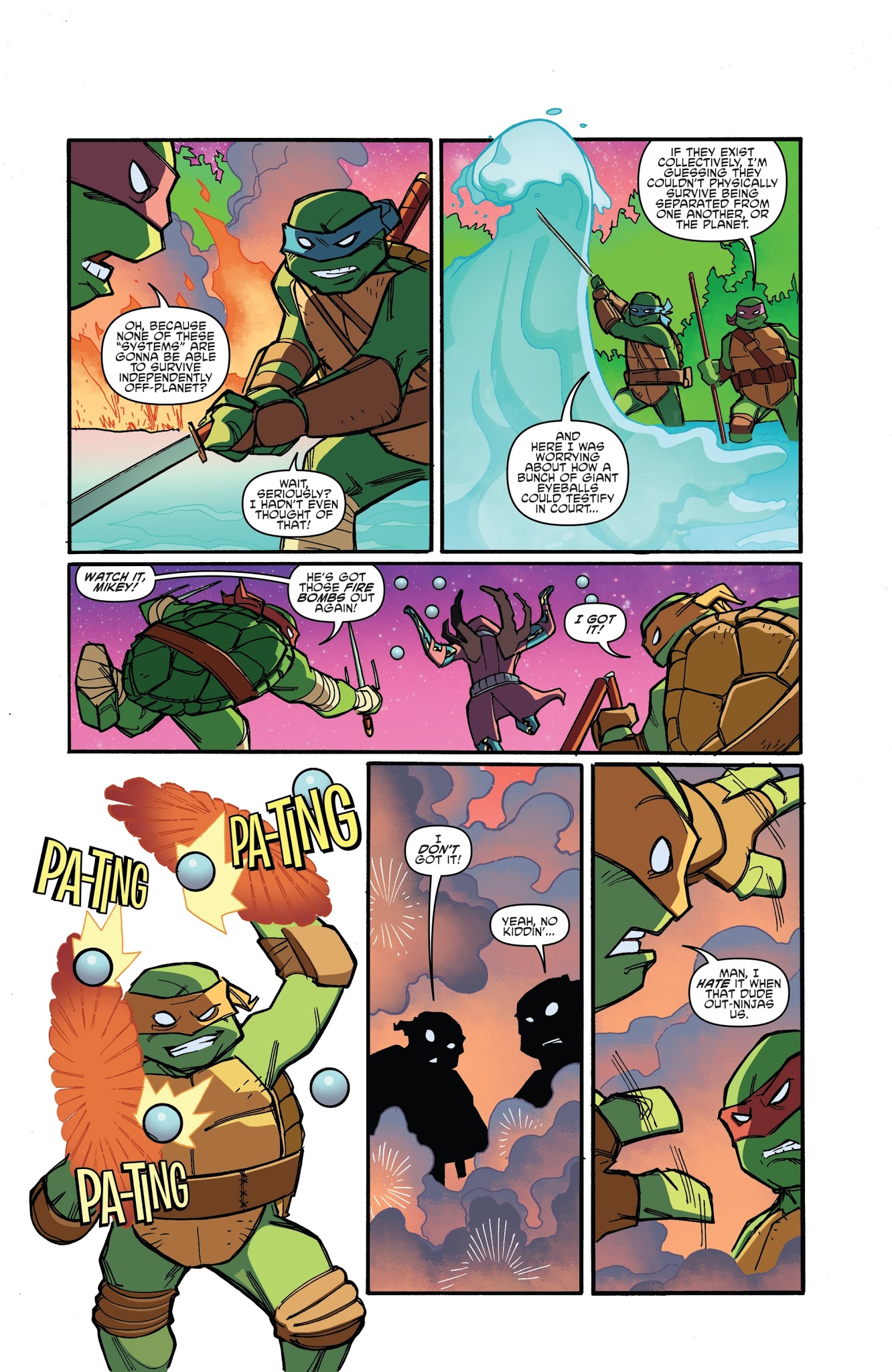 Read online Teenage Mutant Ninja Turtles: Dimension X comic -  Issue #5 - 12