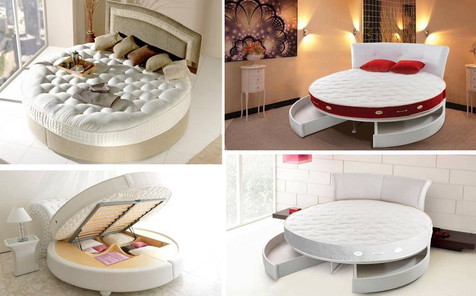 Creative Round Bed With Drawers And Storage Ideas To Spice