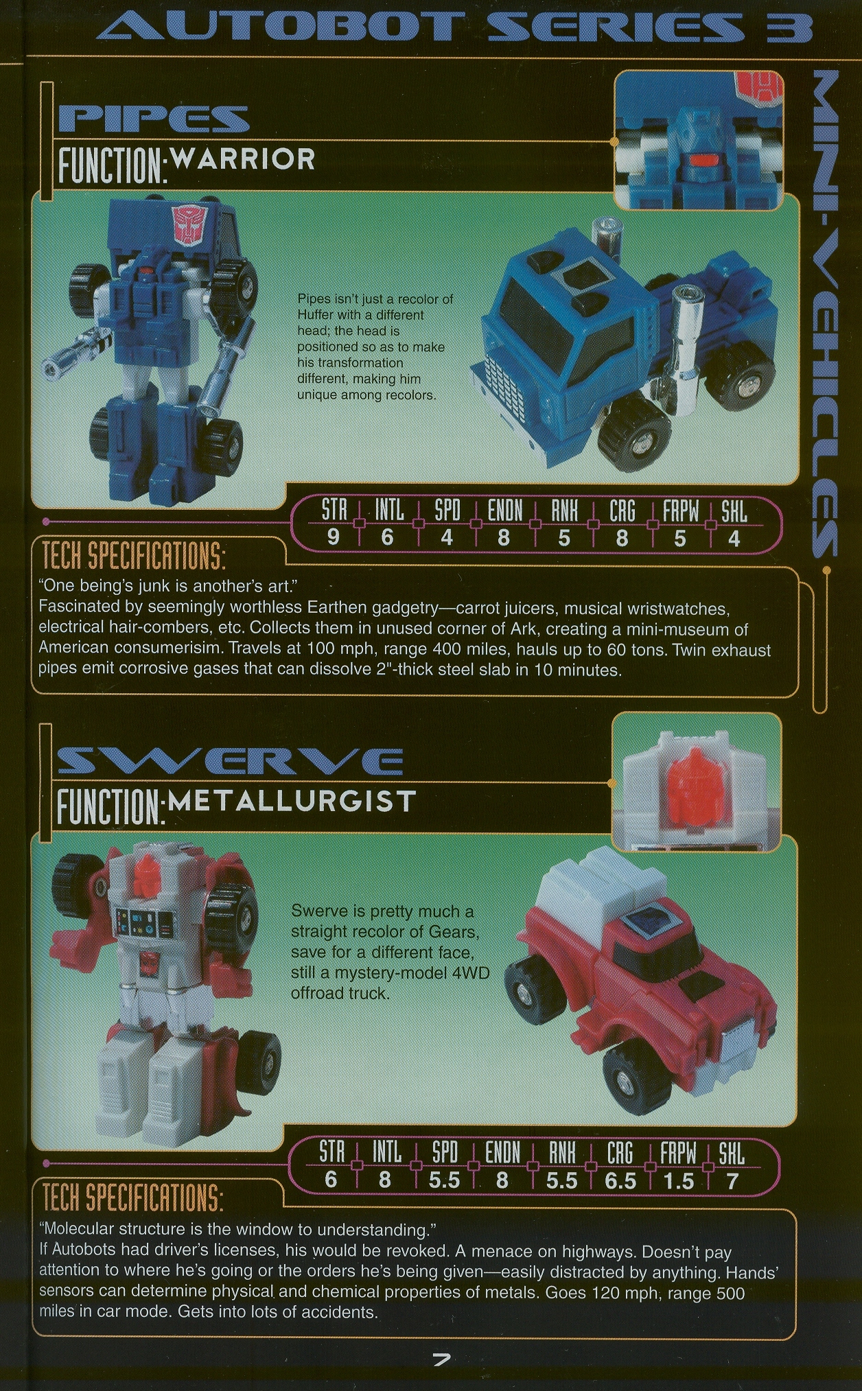 Read online Cybertronian: An Unofficial Transformers Recognition Guide comic -  Issue #2 - 7