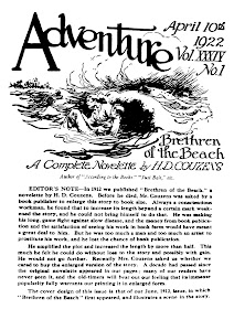 H.D Couzens - Brethren of the Beach - Adventure, April 10, 1922