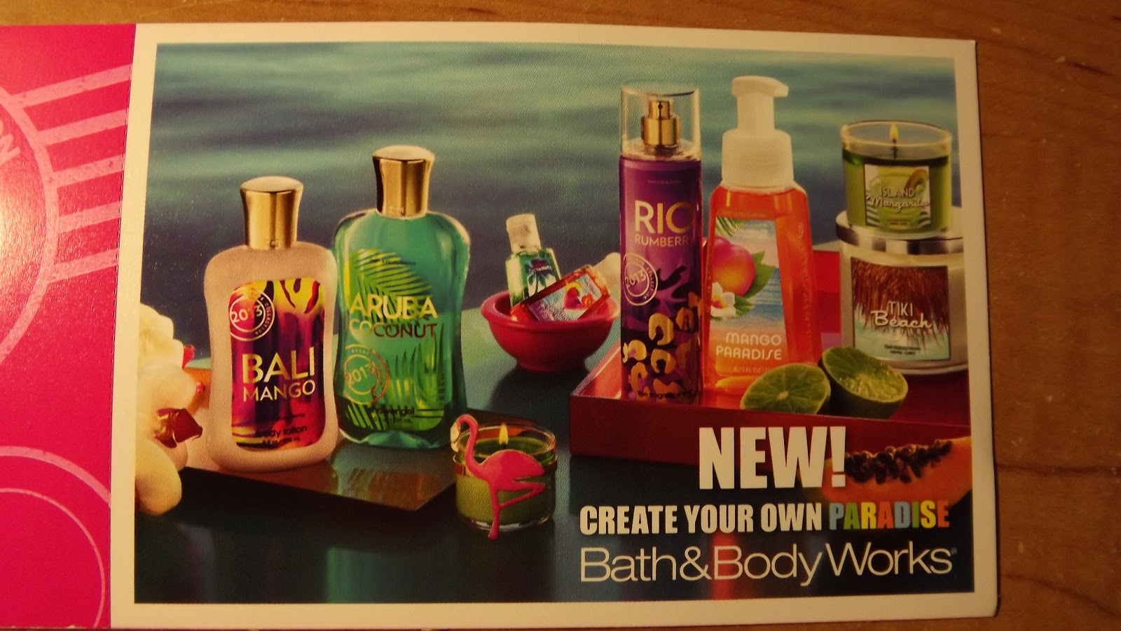 Bath & Body Works Insiders coupons, codes and the tropics on a cold