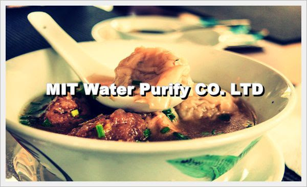 The Chinese Dumpling Soupthe Chinese traditional Golden Ingots Soup. The taste material are different from the Traditional Chinese dumplings by MIT Water Purify Professional Team Company Limited