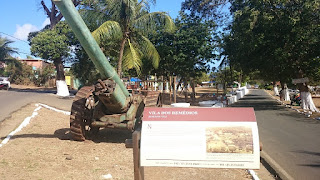 parte histórica da Vila dos Remédios em Fernando de Noronha