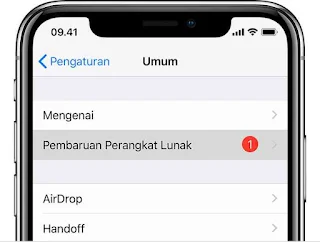 Cara update iphone, ipad dan ipod touch ke ios terbaru lewat OTA