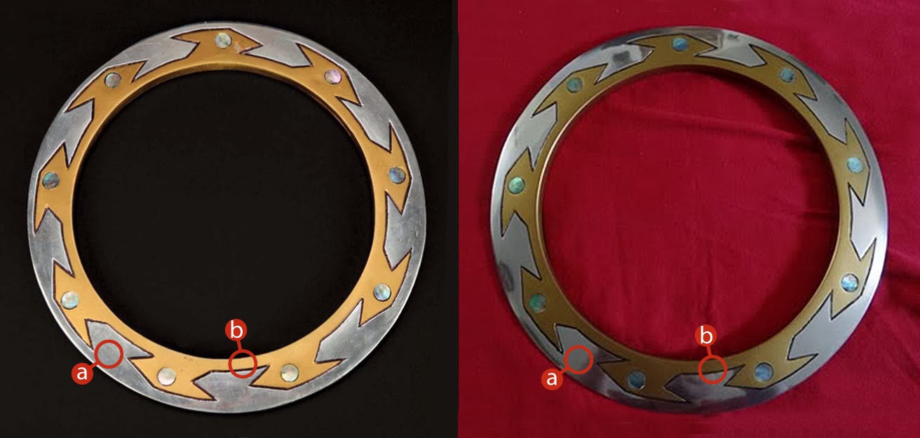 Xena Prop Treasures Comparisons The Original Chakram (II of IV)