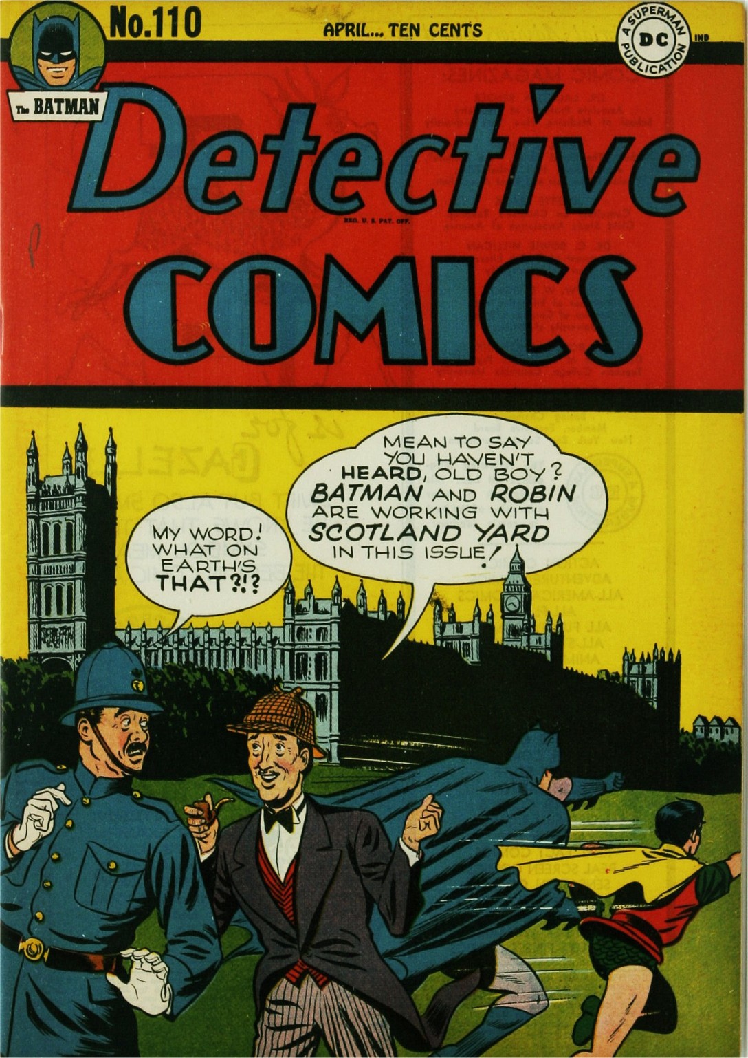 Detective Comics (1937) 110 Page 0