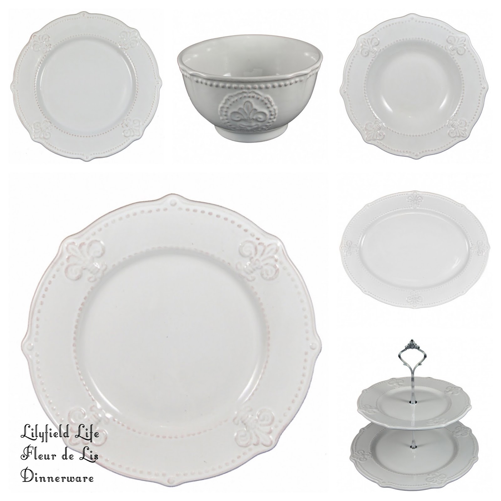 Better Homes Fleur De Lis Dinnerware Sets Walmart Dinnerware The