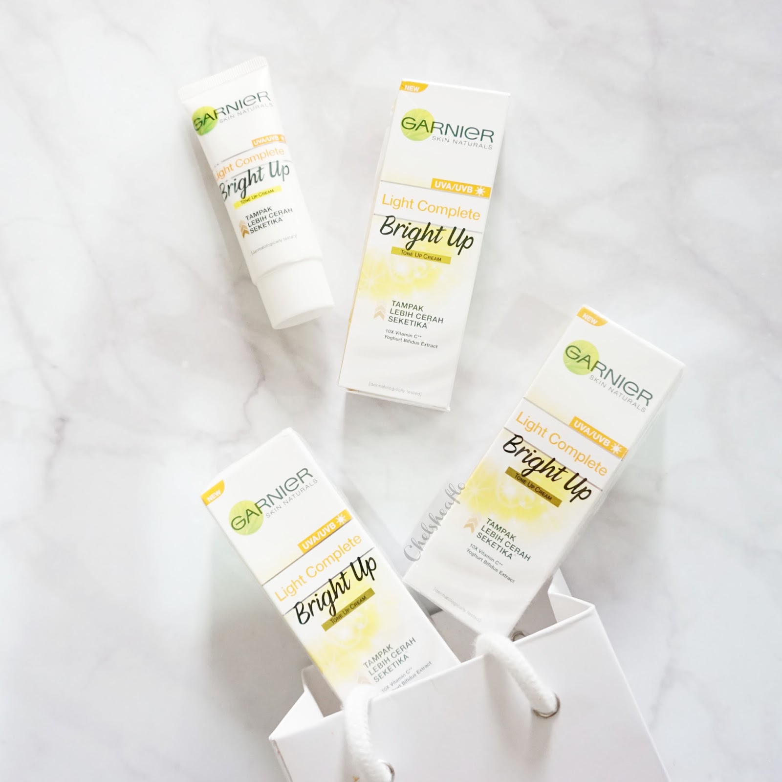 [REVIEW] GARNIER LIGHT COMPLETE BRIGHT UP TONE UP CREAM CHELSHEAFLO