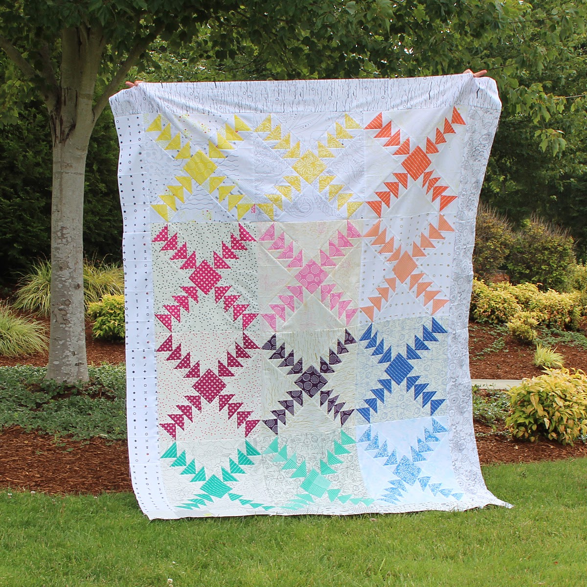 A Bit of Scrap Stuff Sewing, Quilting, and Fabric Fun Wild Goose Chase Quilt with Fat Quarter