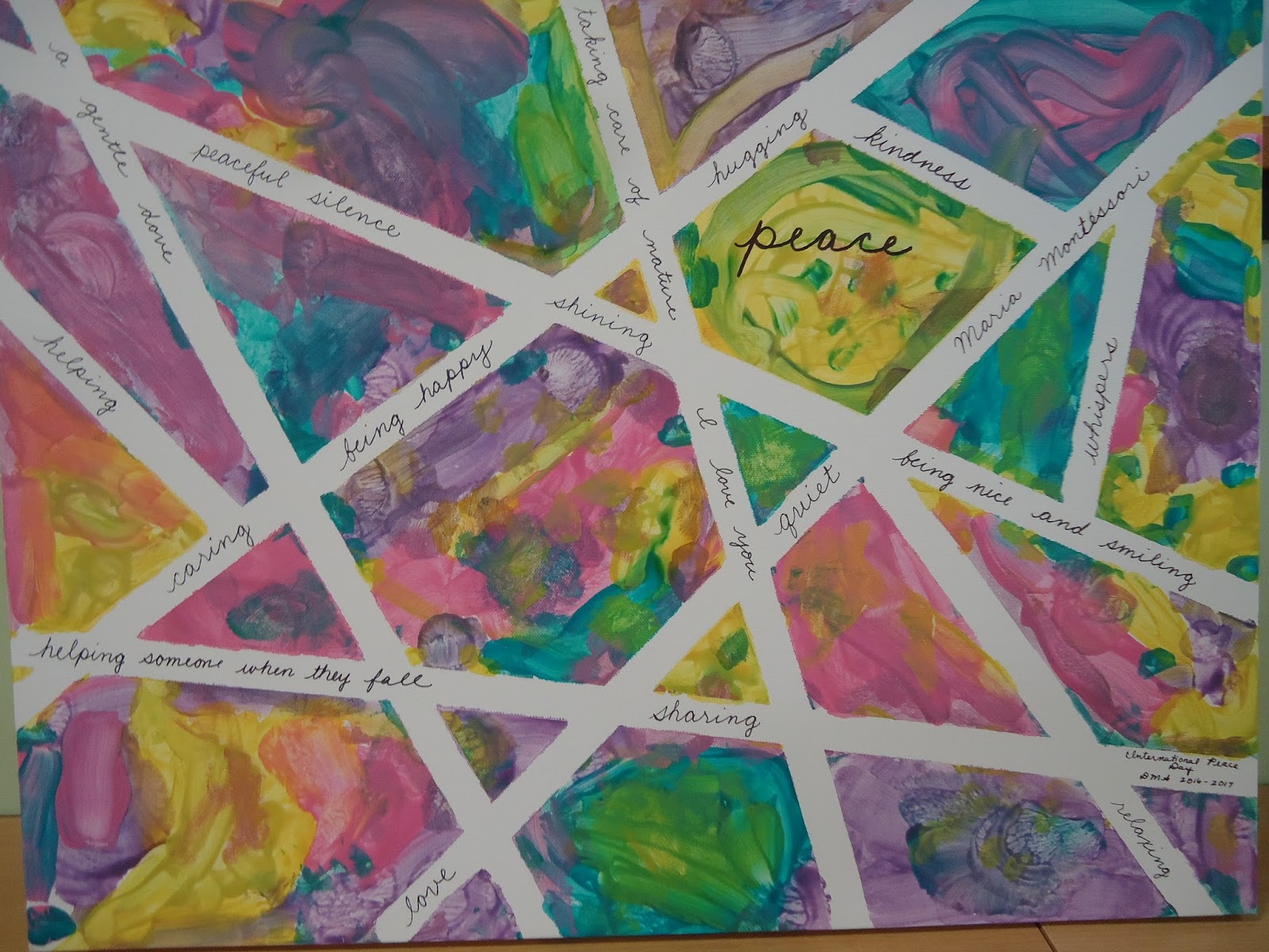 To the Lesson!: International Day of Peace: Collaborative Art