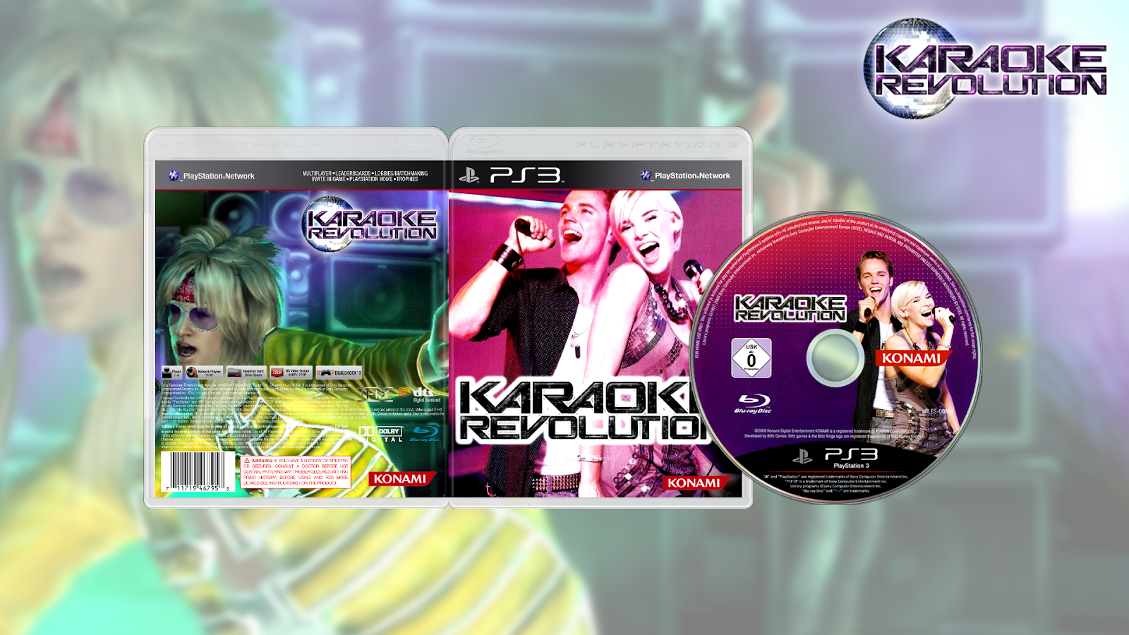 GODDY GAMES KARAOKE REVOLUTION PS3 BLUS
