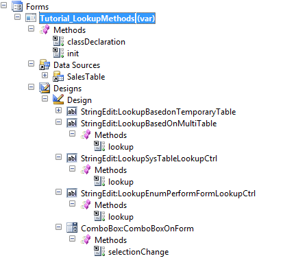Microsoft Dynamics AX 2009 and 2012 : Work with Combo Boxes in a Form ...