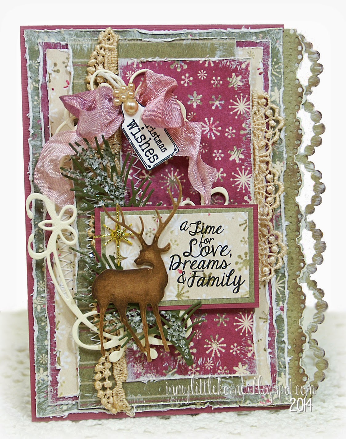 Kaisercraft christmas wishes paper pad