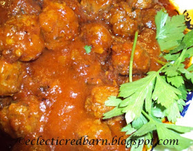 Eclectic Red Barn: Sensational Sweet and Sour Meatballs