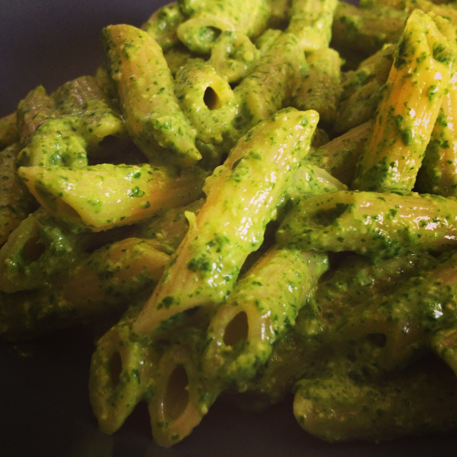 Pasta al pesto di rucola