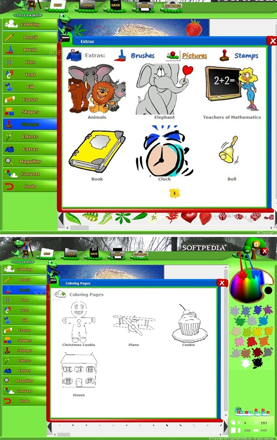 تحميل برنامج الرسم للاطفال Little Painter 2 للكمبيوتر مجانا