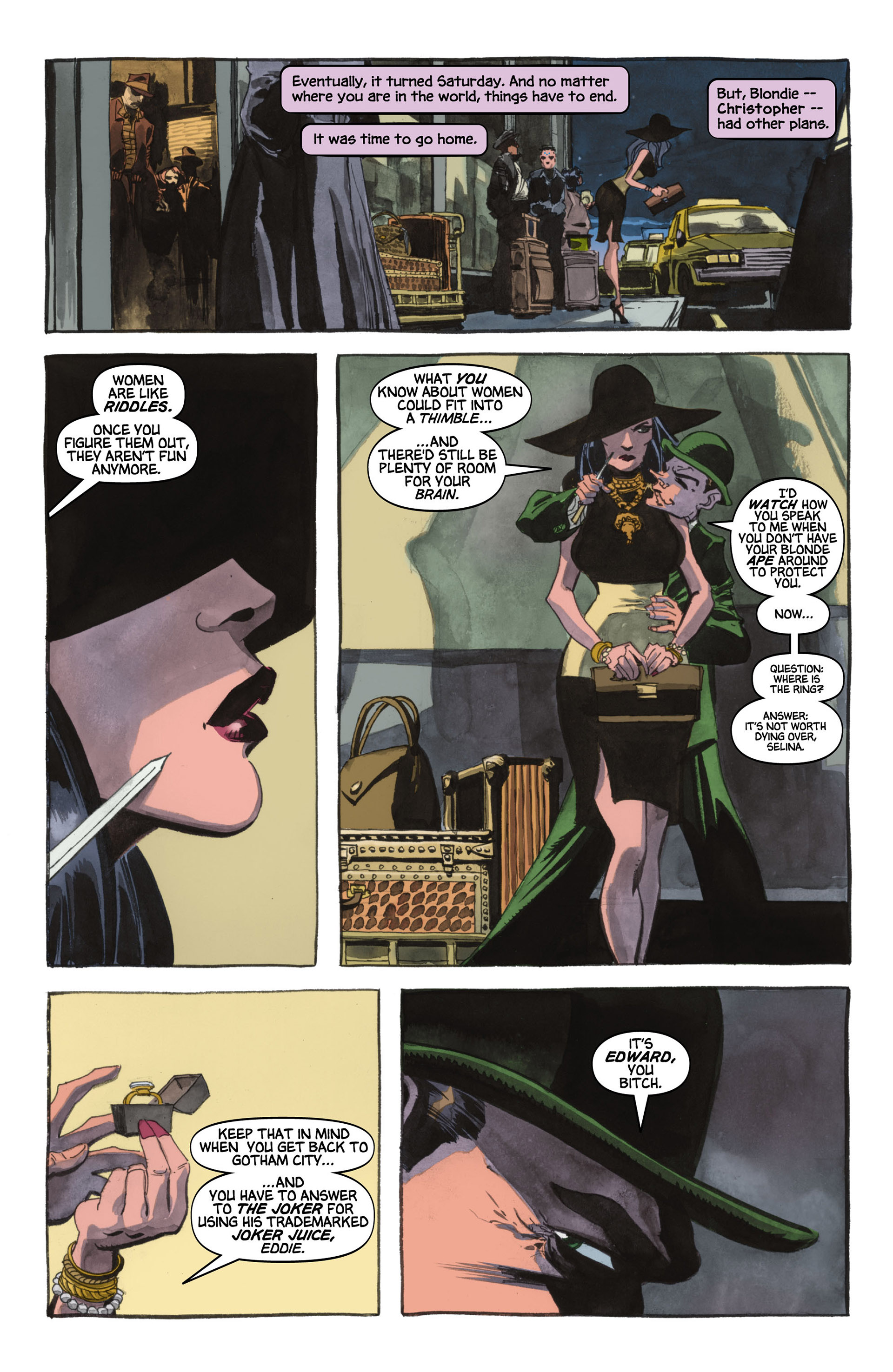 Read online Catwoman: When in Rome comic -  Issue #6 - 16