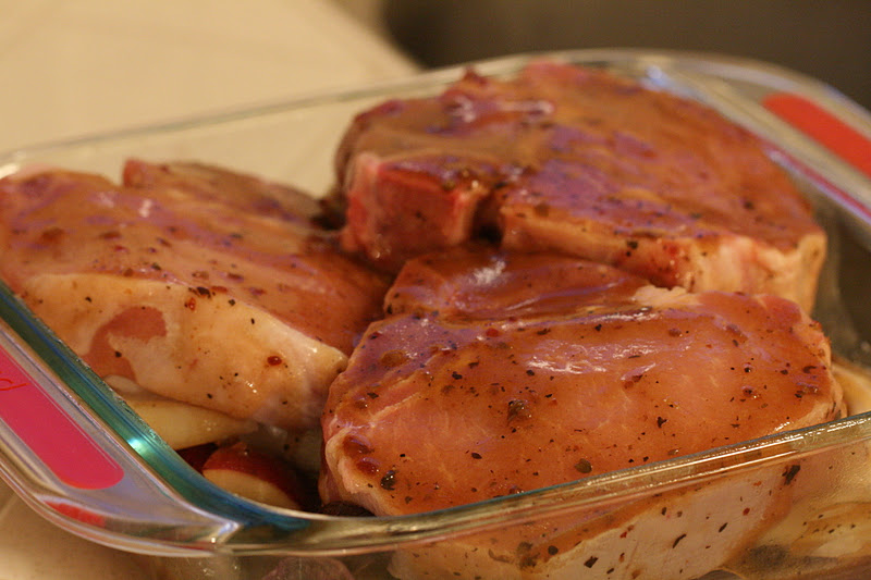 Letters From My Kitchen I is for Italian Dressing Pork Chops with