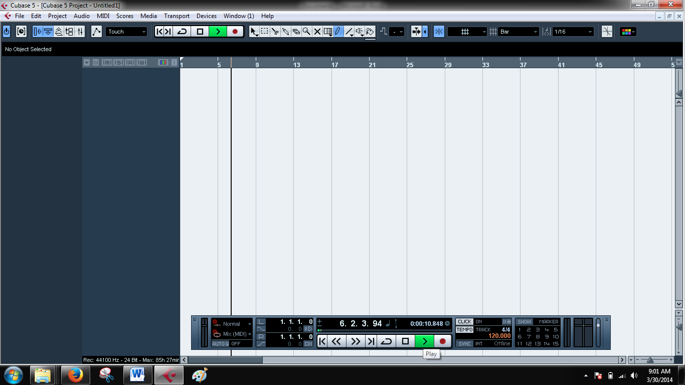 danimonius Cara mengatur metronome di Cubase 5