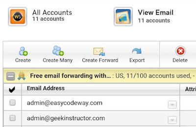 GoDaddy workspace email account