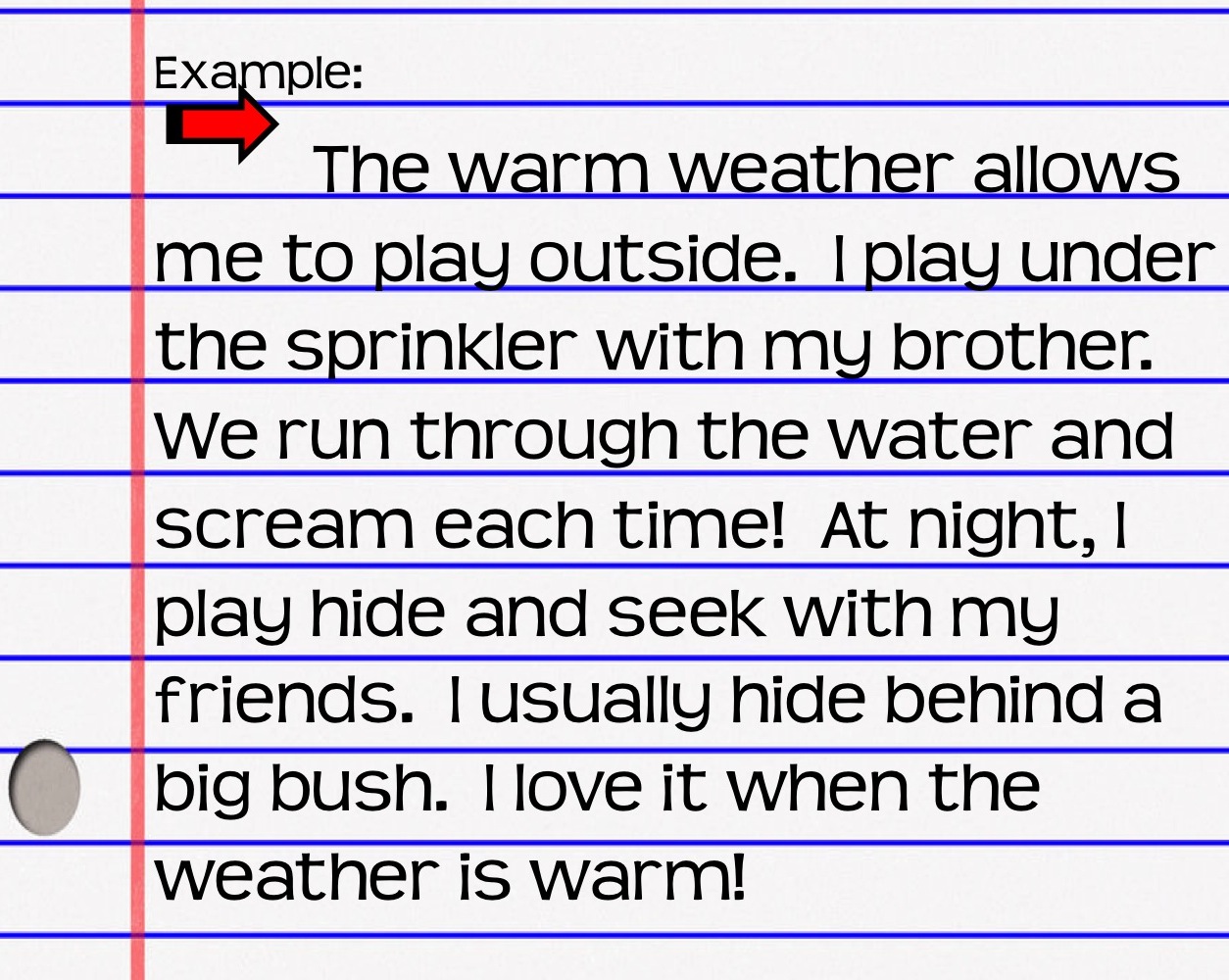 Run-on Sentence Paragraph Example