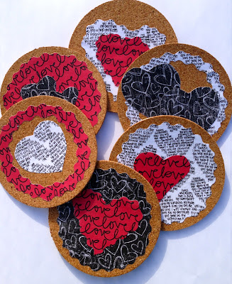 expressive style: DIY: Valentine's Coasters