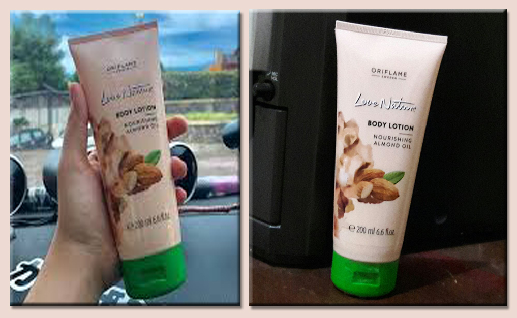 ORIFLAME Love Nature Body lotion Nourishing Almond Oil Garda Remaja