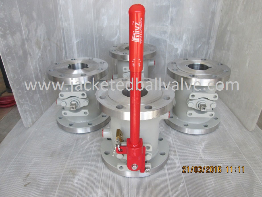 High Temperature Jacketed Ball Valve with Metal to Metal Seat Design Metal Seated Jacketed Ball