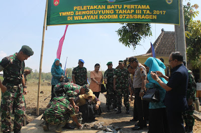 BARU DUA HARI PENUTUPAN TMMD PATIHAN KODIM SRAGEN GELAR KEMBALI TMMD SENGKUYUNG III PLUPUH