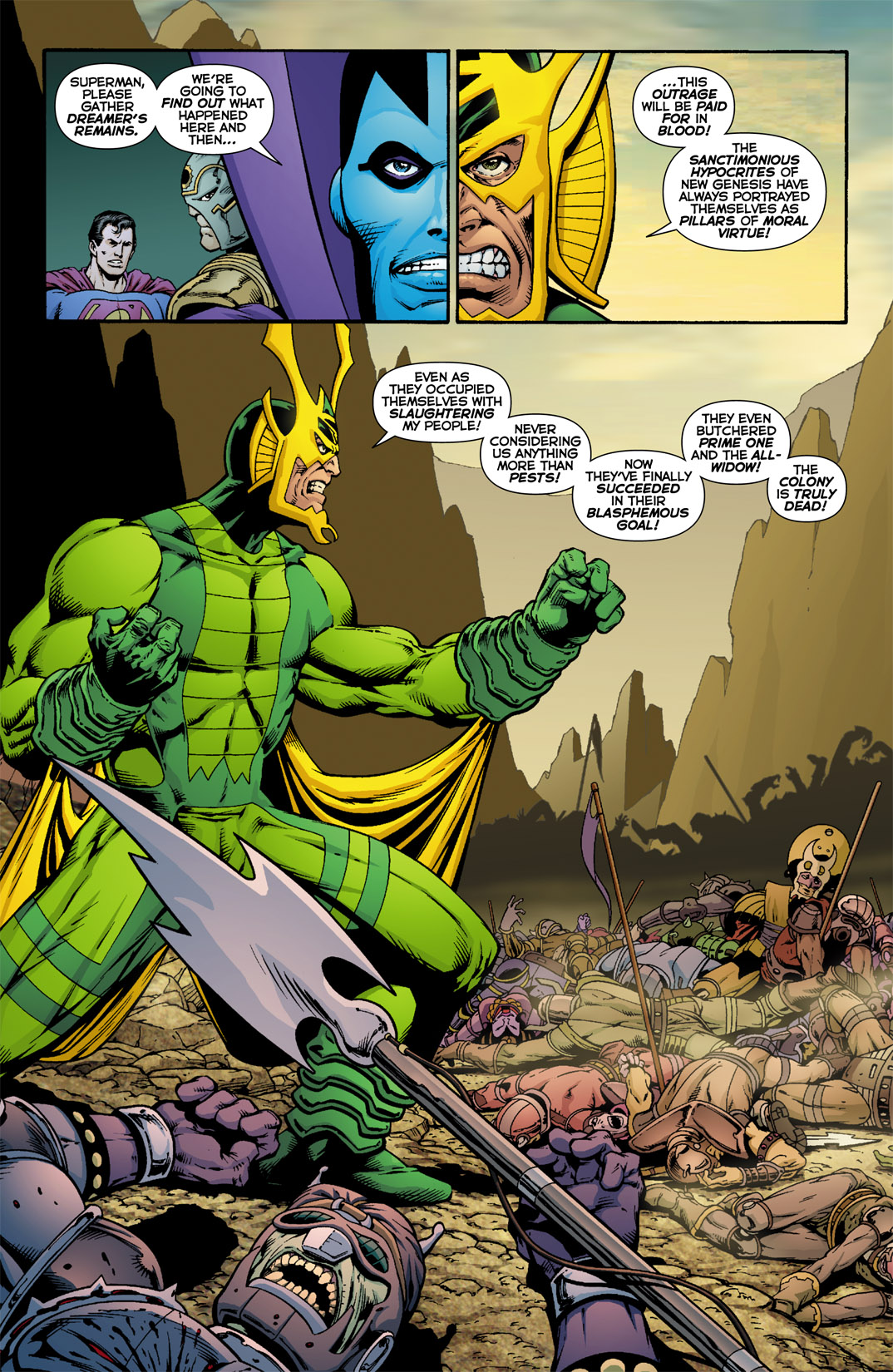 Read online Death of the New Gods comic -  Issue #4 - 5