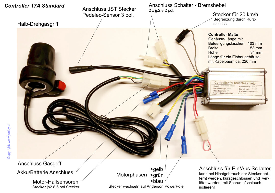 E Bike Gasgriff Schaltplan - Wiring Diagram