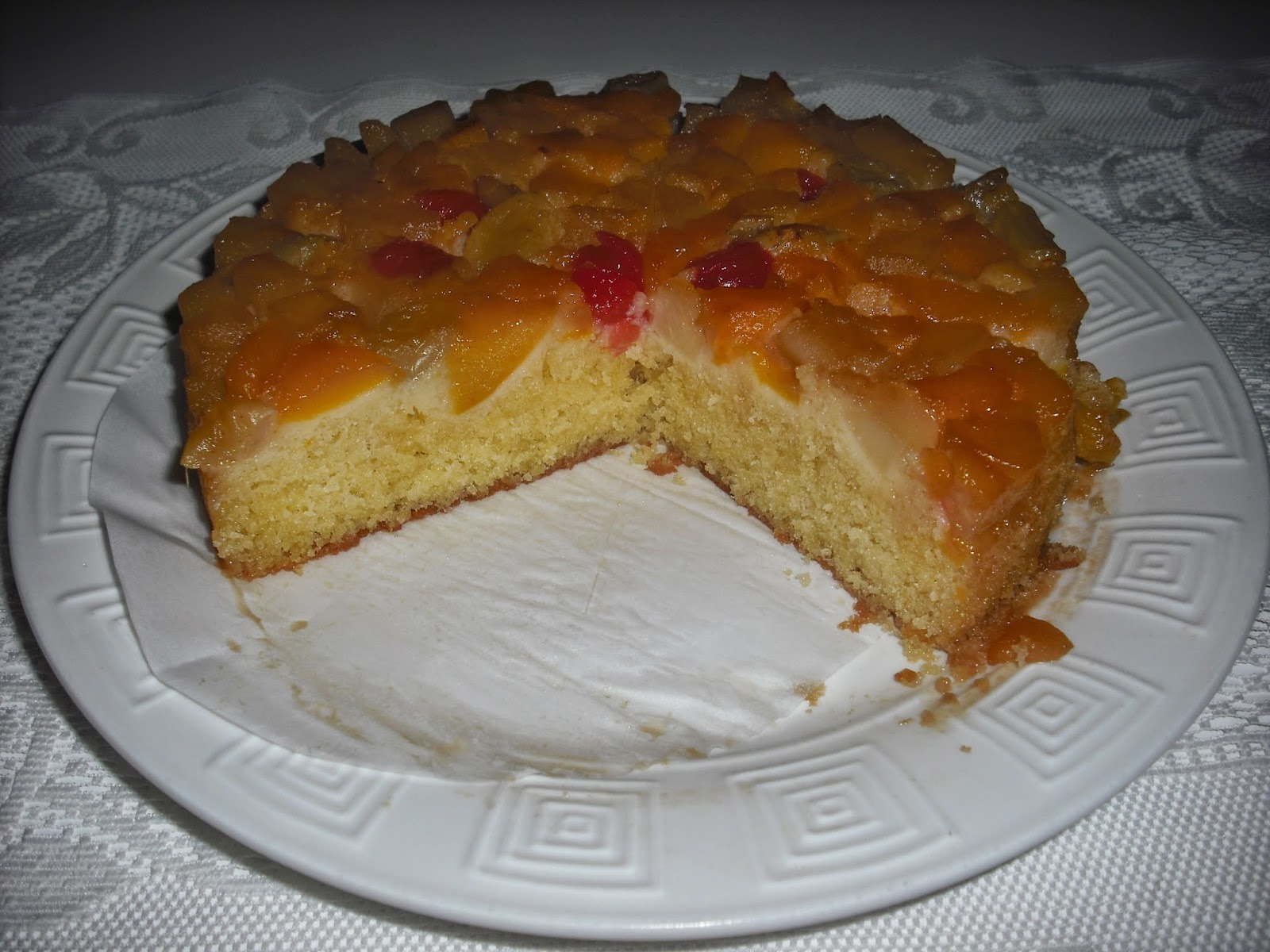 Recipe Marketing Fruit Cocktail UpsideDown Pudding