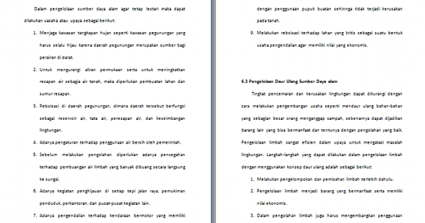 Contoh Makalah Penelitian Geografi Tentang Lingkungan Hidup Di Indonesia