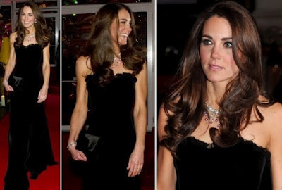 Kate Middleton Black Velvet Dress Replica on Kate Middleton Alexander Mcqueen Black Velvet Dress Jpeg
