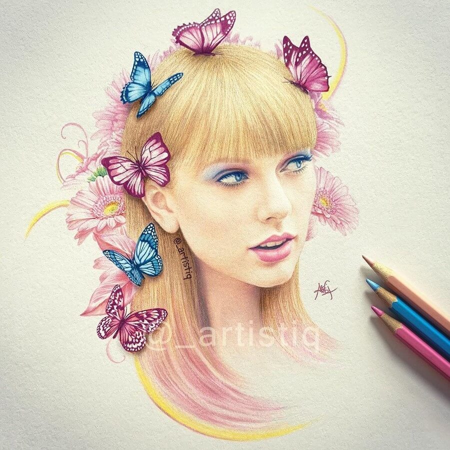 01-Taylor-Swift-Celebrity-Drawings-Cas-www-designstack-co