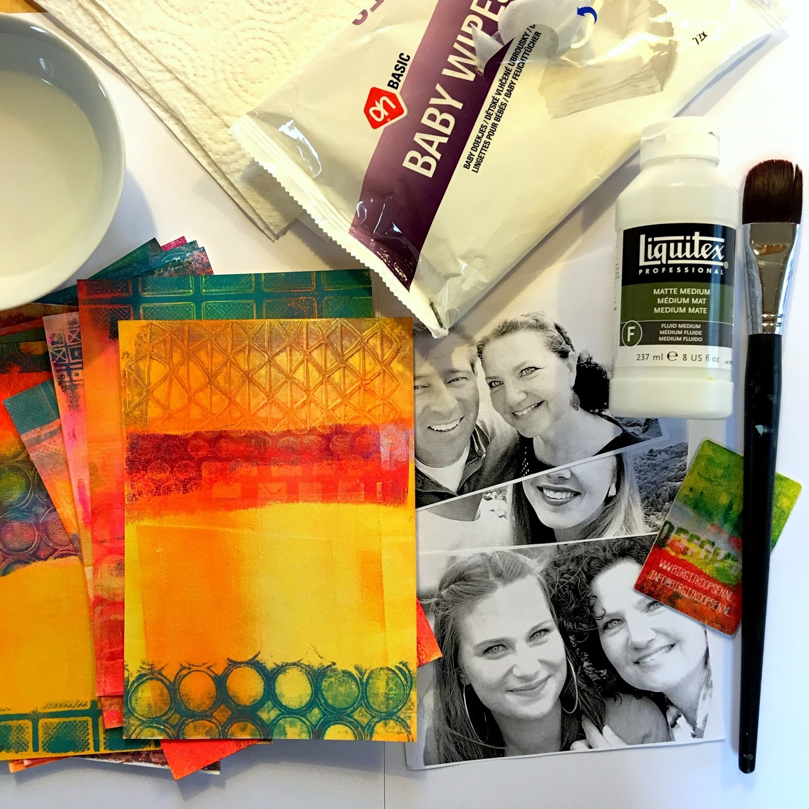 Printing with Gelli Arts® Beautiful Image Transfers on Gelli® Printed