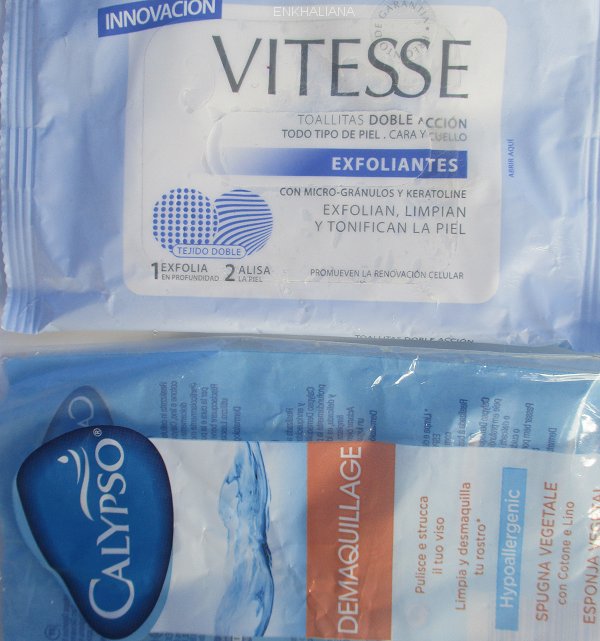 Vitesse Toallitas Exfoliantes / Calypso Esponja Vegetal