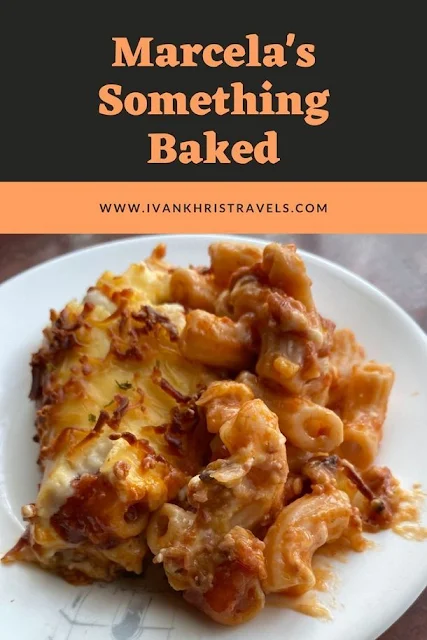 Marcela's Something Baked's cheesy baked beef macaroni food review